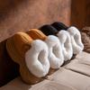 Womens Warm Flat Cotton Shoes With Antislip Eva Sole And Plush Interior For Cold Seasons