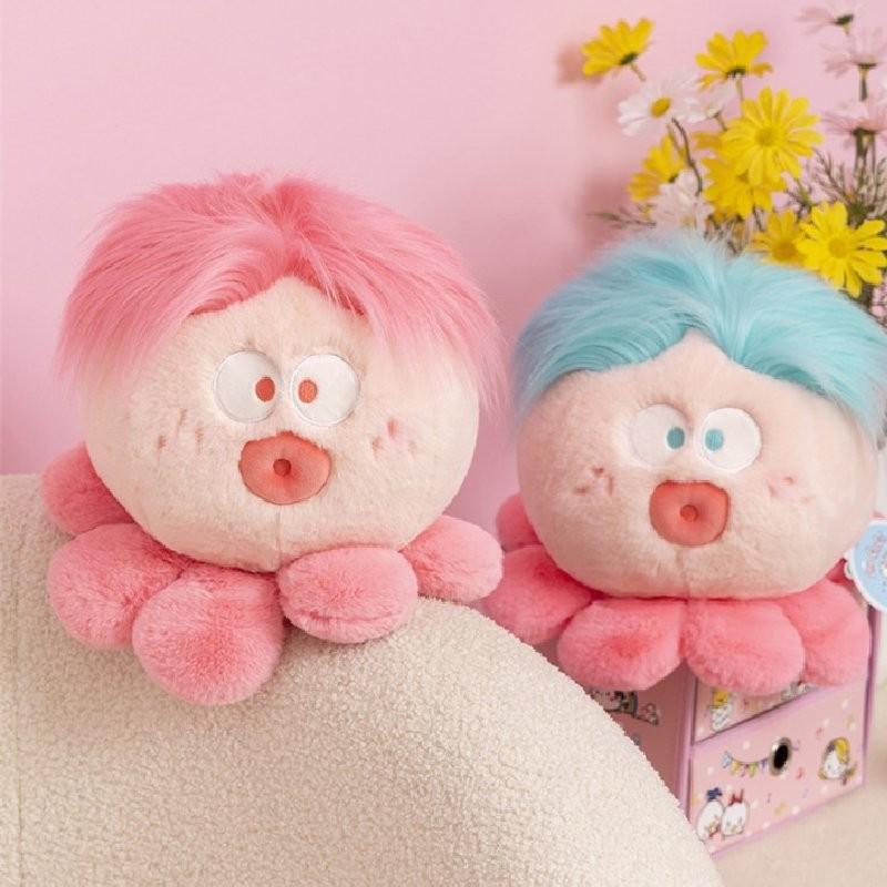 Cute Plush Octopus Doll Adorable Soft Toy With Colorful Design And Comfortable Filling
