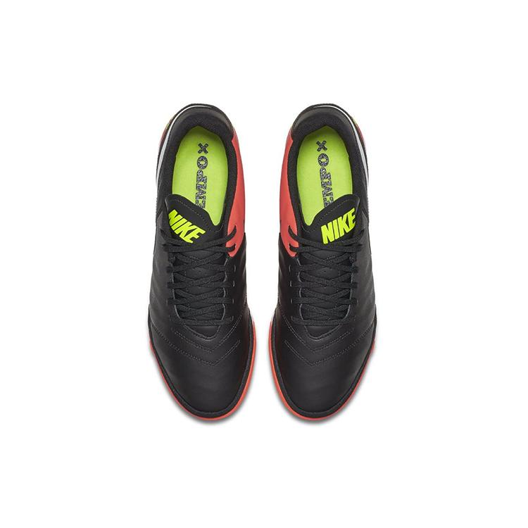 Nike Tiempo X Genio 2 Кожаный Ic 'Черный Гипер Оранжевый' 819215-018