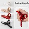 High-End Silicone Shark Hair Clip - Anti-Fall, Soft Grip, Large, Safe Hair Accessory