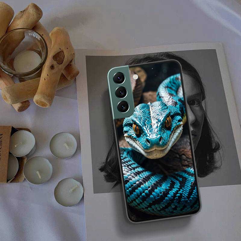 Forest Vipers And Pythons Phone Case For Samsung Galaxy S22 S25 Ultra S21 S10 Plus S26 Edge S20 S23 S24 FE Cover Silicone So