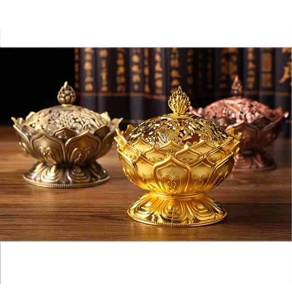 Creative Lotus Incense Smoke Cone Aroma Burner Holder Home Decor