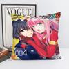 Аниме Darling In The Franxx Наволочка Квадратная Подушка Спальня Диван Досуг Комфорт Подушка Автомобиль Гостиная Домашний Декор