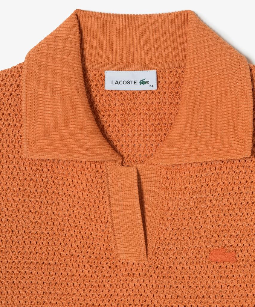LACOSTE Женская вязаная крючком рубашка-поло Pf615E-56G Iy0