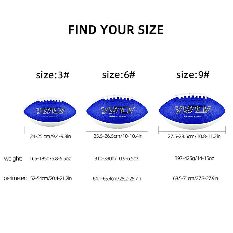 1pc Standard American Football For Outdoor Training And Recreational Play With Official Standard Size Size 9 6 3 Rugby Birthda