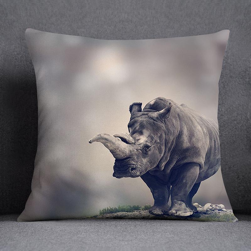 Африканские животные и звери, украшение для дома, наволочка, квадратная наволочка, украшение для дома и офиса, наволочка