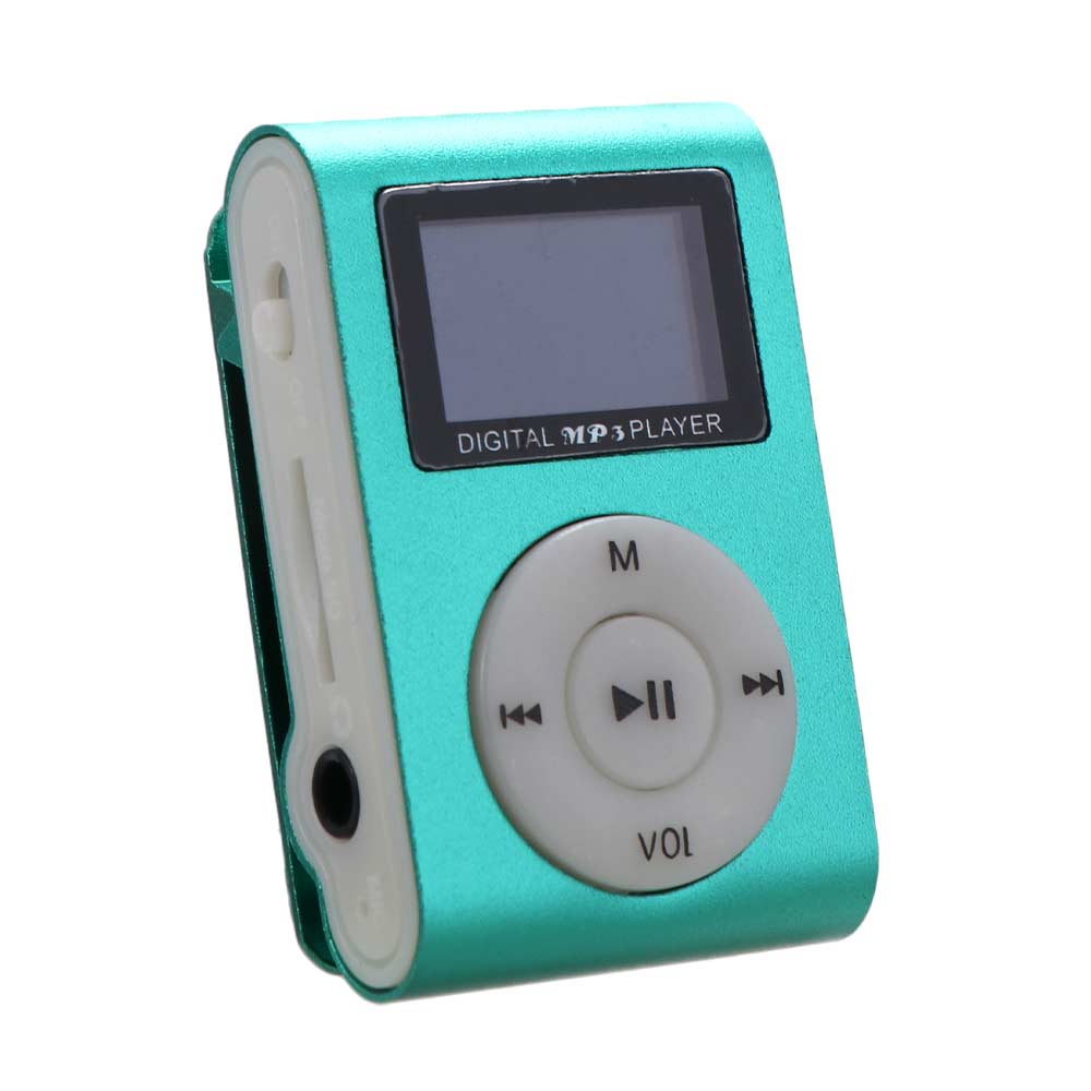 Support 32GB TF Card Clip LCD Screen FM Radio Sport Music Player MP3 Music Player Mini MP3 Player