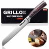 GRILLOX Professional Bread Knife 20cm Serrated Edge High-quality Stainless Steel Ultra Sharp