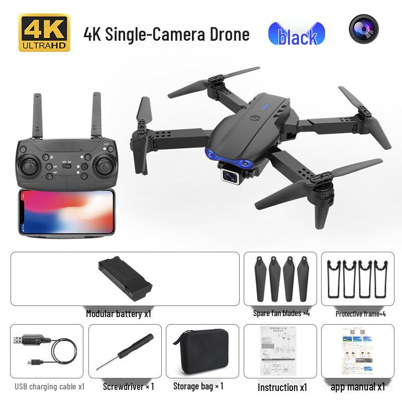 K3 4K Dual Camera Folding Drone Quadcopter HD Aerial Photography Remote Control E99Pro E88