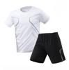 Men's Running Speed Drying Sports Ice Silk Set Men's Summer Speed Drying Short Sleeve Sportswear Two Piece Set