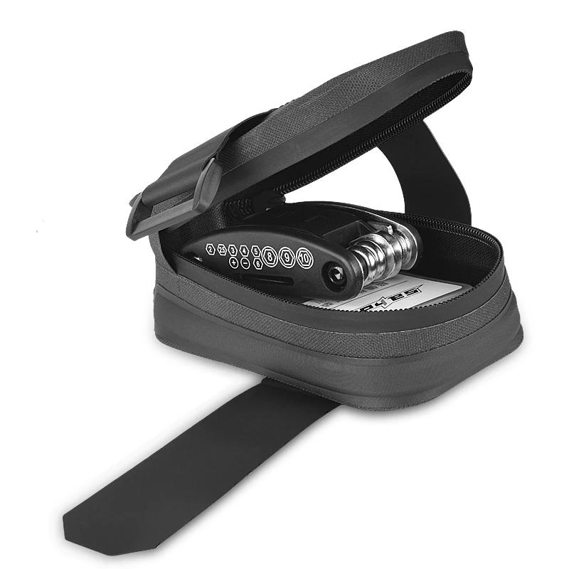 Водонепроницаемый ремешок 0,5 л для MTB, дорожного велосипеда, велосипедной спинки, заднего сиденья, седельной сумки, сумки на танкетке