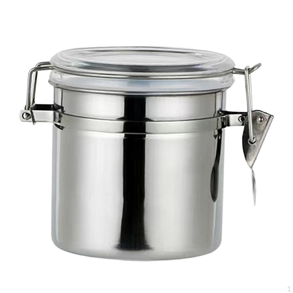 Контейнер для кофейных зерен, кухонная банка для хранения зерновых, многофункциональная посуда, герметичный резервуар для