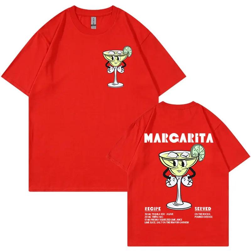 Margarita Meme Tshirt Funny Cocktail Unisex Vintage Cartoon Tee Shirt Men Fashion Aesthetic Summer Pop Art Short Sleeve T Shirt
