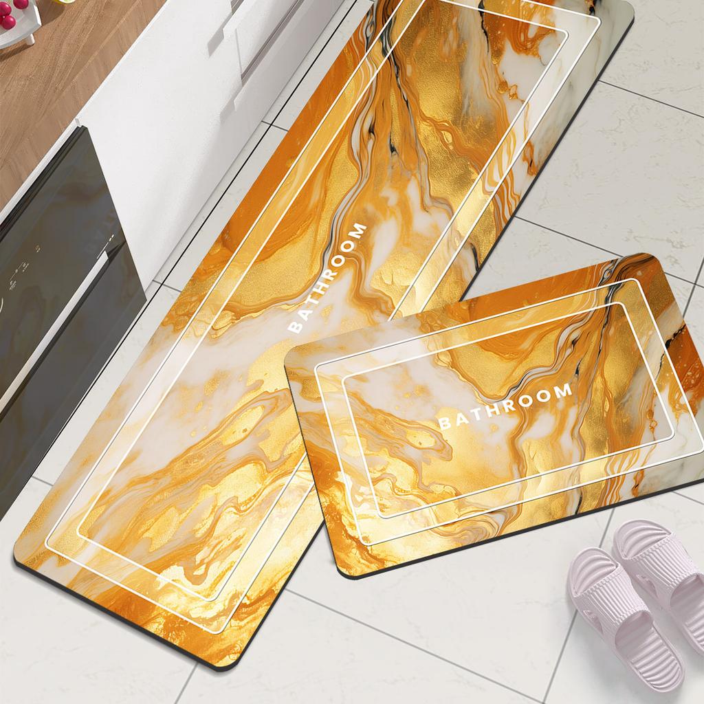 Diatomite Kitchen Floor Mat Waterproof Kitchen Rug Non-slip Long Area Room Carpet For Hallway Washable