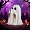Halloween Middle Finger Ghost Statue Small Halloween Decor for Home Centerpiece for Coffee Table, Adorable Horror Figure