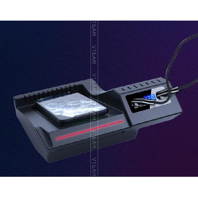 Car Wireless Charger For Mercedes-Benz C Class C300 W205 GlC Amg Accessories Fast Phone Charging Plate Adapter 2016-2022