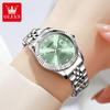 OLEVS Women's Rolex-Inspired Waterproof Quartz Watch - High Fashion Non-Luminous Wristwatch