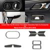 Carbon Fiber Center Console Car Door Interior Trim Sticker Decoration Car Styling Car Accessories For Macan Cayenne