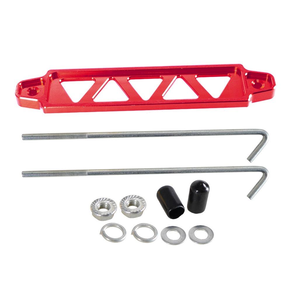 1 Set 10inch Battery Aluminum Alloy Tray Car Accessories Parts Hold Down Bracket  For Car
