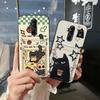 Cute Silicone Phone Case For Oukitel C12 Pro/C12 Fashion Design TPU Soft Case Card Sleeve Shockproof Cartoon Protective