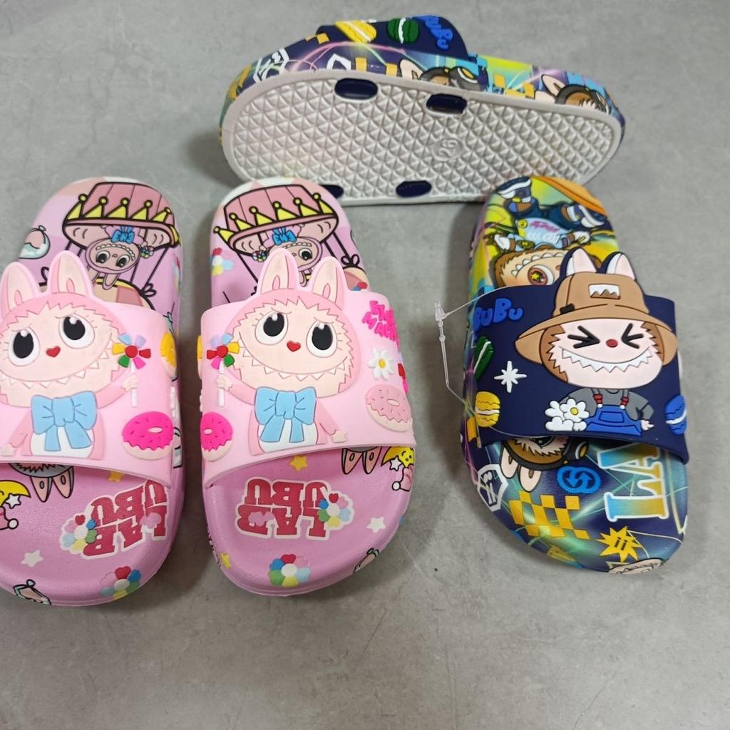 Прочные детские пляжные туфли из полипропилена, летние быстросохнущие, креативные, свободные и удобные шлепанцы