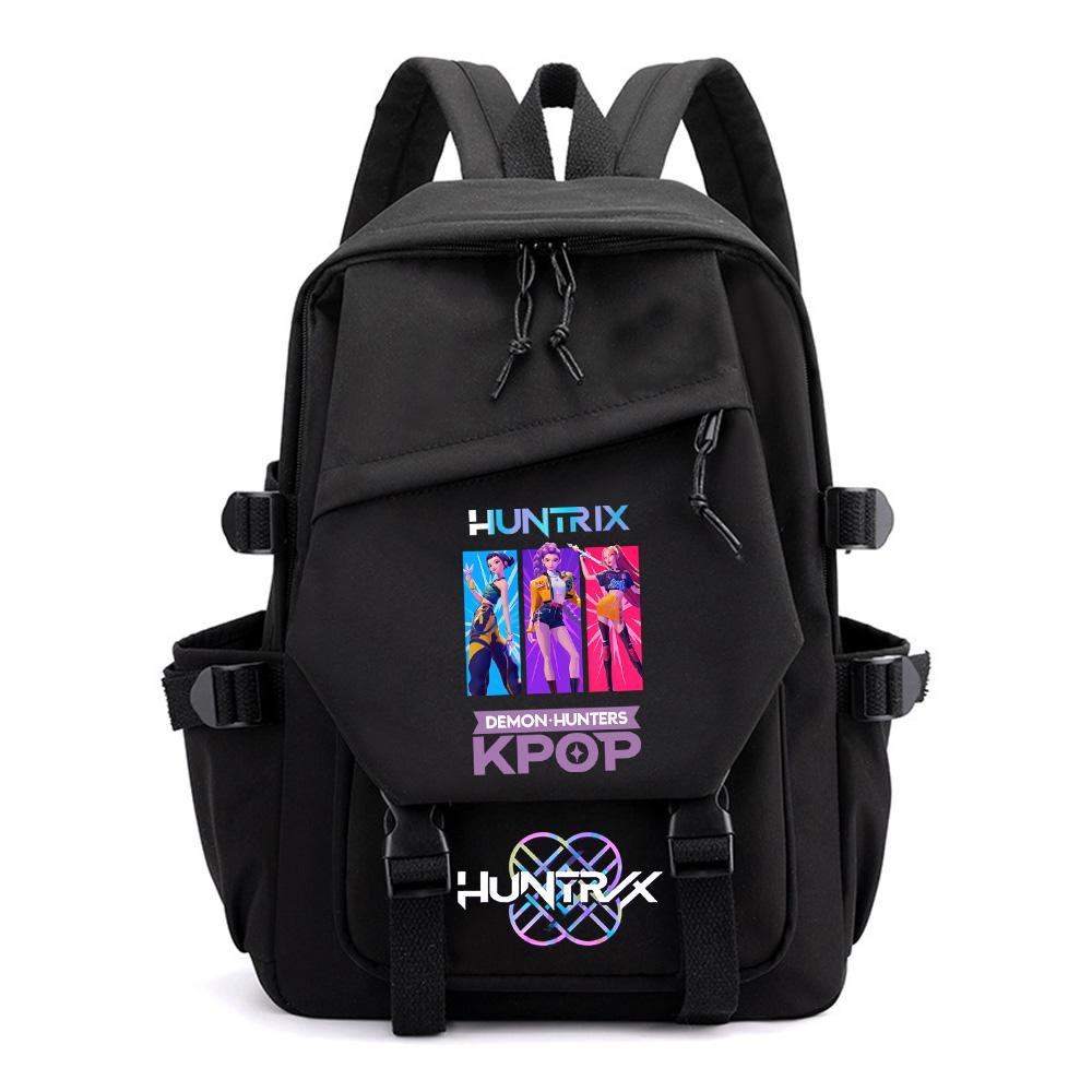 Аниме Мультфильм Kpop Охотники на демонов Принт Рюкзак для Подростка Мальчика Девочки Школьный Рюкзак Детский Студенческий Рюкзак Женская Дорожная Сумка Детский Подарок Mochila