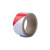 Ruban réfléchissant - PEREL - 5 cm x 10 m - Rouge/Blanc - Autoadhésif - Résistant aux intempéries