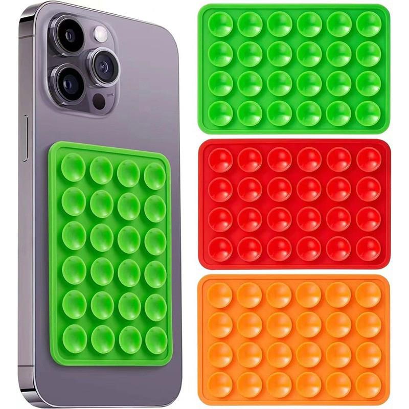 1 шт. клейкая присоска с подложкой для фиксированной подкладки, двухсторонняя силиконовая присоска для крепления мобильного телефона, присоска