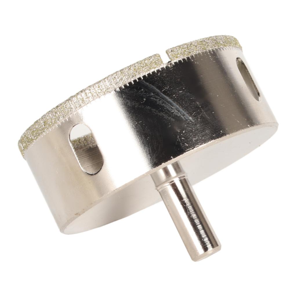 75 мм Корончатое сверло Алмазное покрытие Никелированное Открывалка для отверстий для Керамической плитки Мрамора Стекла