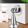 Stainless Steel Door Stop Magnetic with Hydraulic Spring Loaded Catch for Soft Door Closing and Wall Protection
