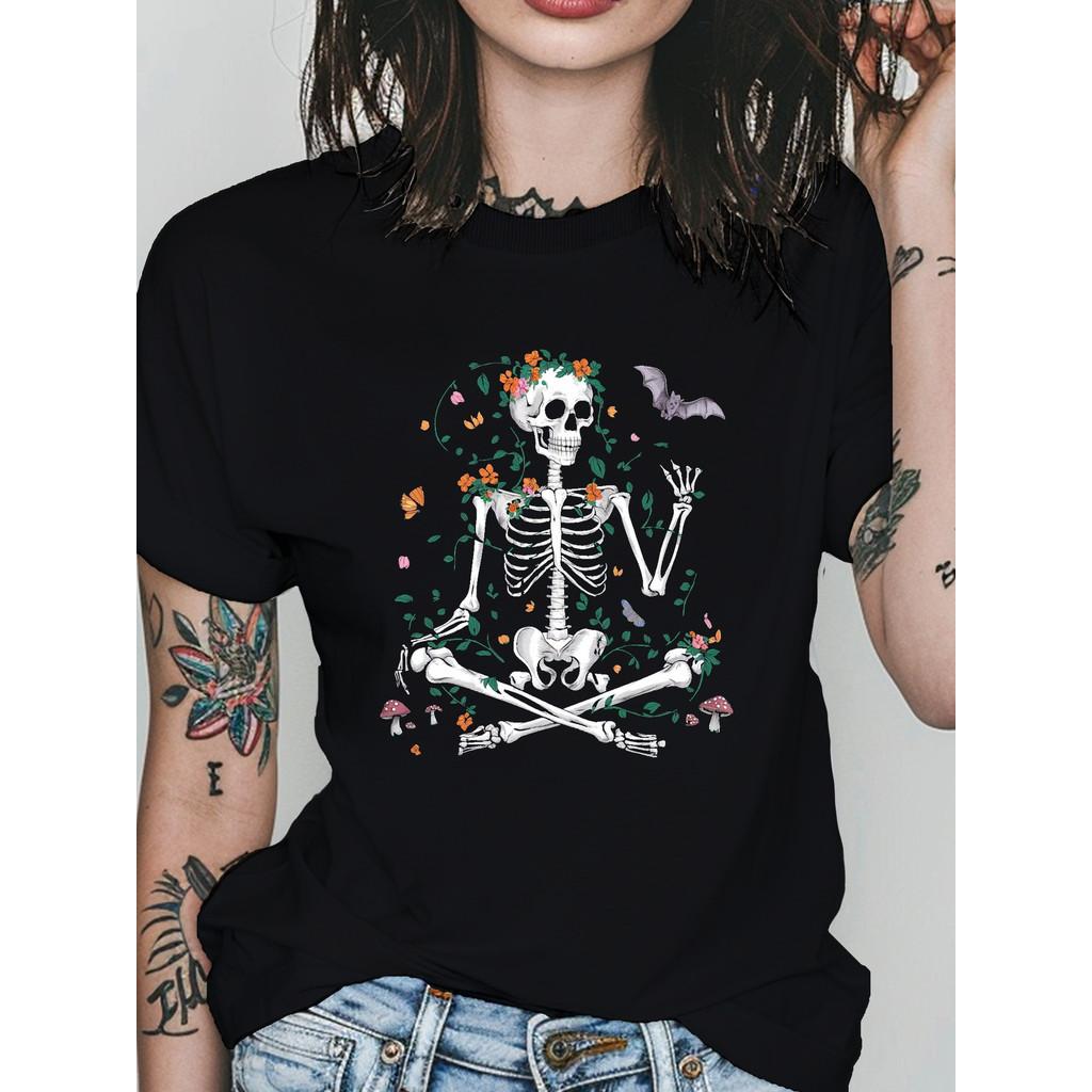 Skull Flower Women's T-Shirt Comfort