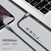 Acbands USB Type C Cable [0.5m / Black] 60W PD Compatible Silicon Material Flexible Data Cable USB-C&USB-C Smooth and Soft Texture Rapid Cable[