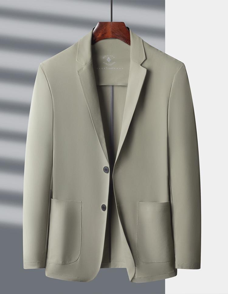 Мужской быстросохнущий шелковый солнцезащитный костюм 2025 года — повседневный летний вариант, 5 цветов, стиль вестерн для людей среднего возраста