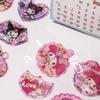 3D Стикеры Кавайи Sanrio Школьник Канцелярские товары Черный Рис Моя Мелодия Стикеры Стич Блокнот Дневник Ручная Декорация