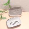 Fast Drying Double Layer Soap Box Plastic Soap Dish Holder Practical Soap Storage Rack  Household