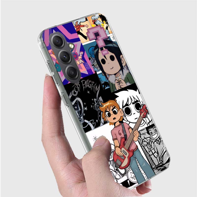 Scott Pilgrim anime Phone Case for Samsung A16 A26 A36 A56 A17 A37 A57 A07 A06 A02S A03 A04S A05S Galaxy Note 20 10 A50S A71 A51