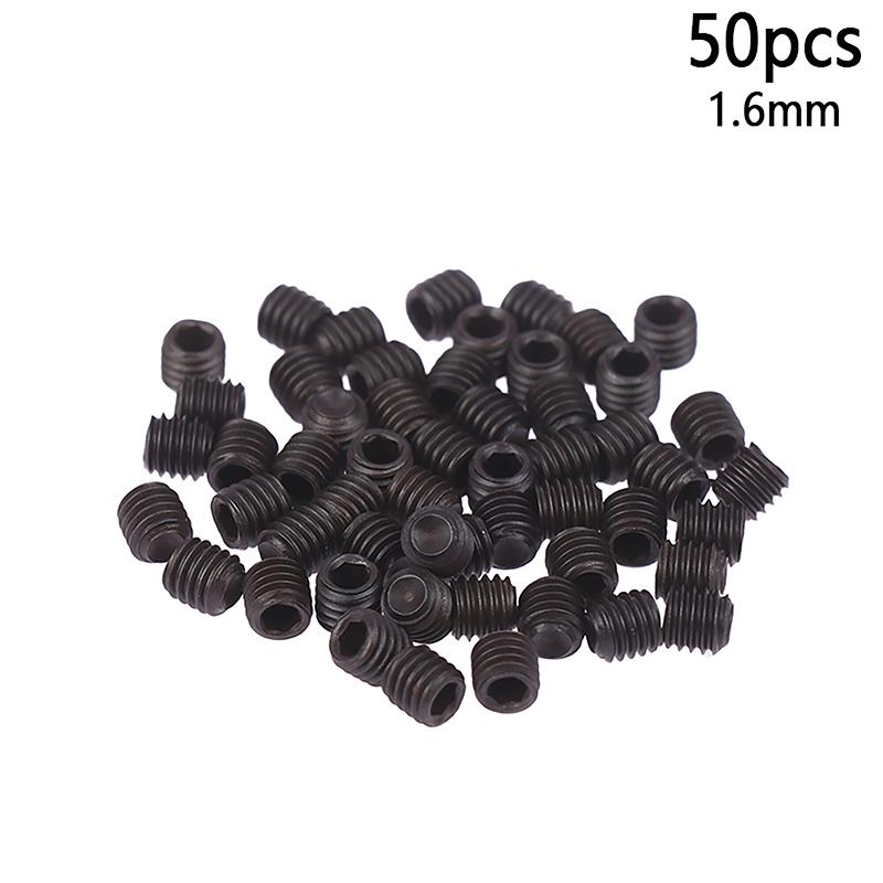50 шт. шестигранный винт с головкой под торцевой ключ 1,5 мм 1,6 мм игольчатые винты три нити оверлок швейная машина