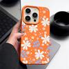 Чехол с цветочным узором для iPhone 16 Pro Max 15 14 13 12 11 Противоударный Тонкий Мягкий Силиконовый Чехол-накладка