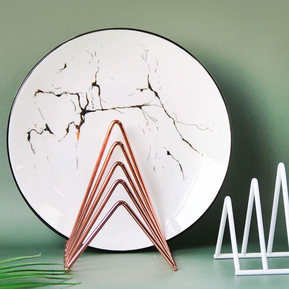 Organizer Bookshelf Student Stationary Triangle Bookend Book Holder Iron Book Stand Record Rack