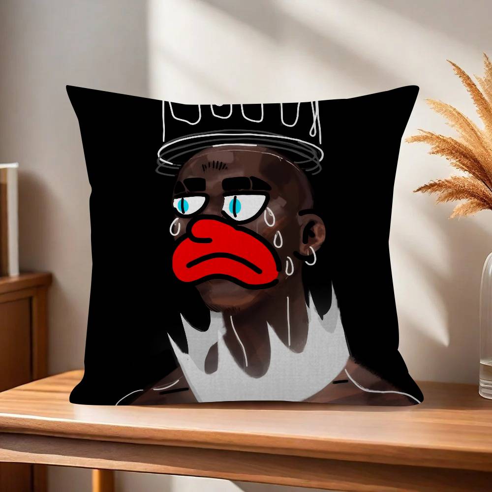 Abstract Art OOlaolu SSSlawn Pillow Cushion Cover Pillowcase Living Room Sofa Home Decor Customized