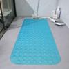 PVC Bathroom Anti-Slip Mat with Suction Cups, 100x40 Cm, for Bathtubs