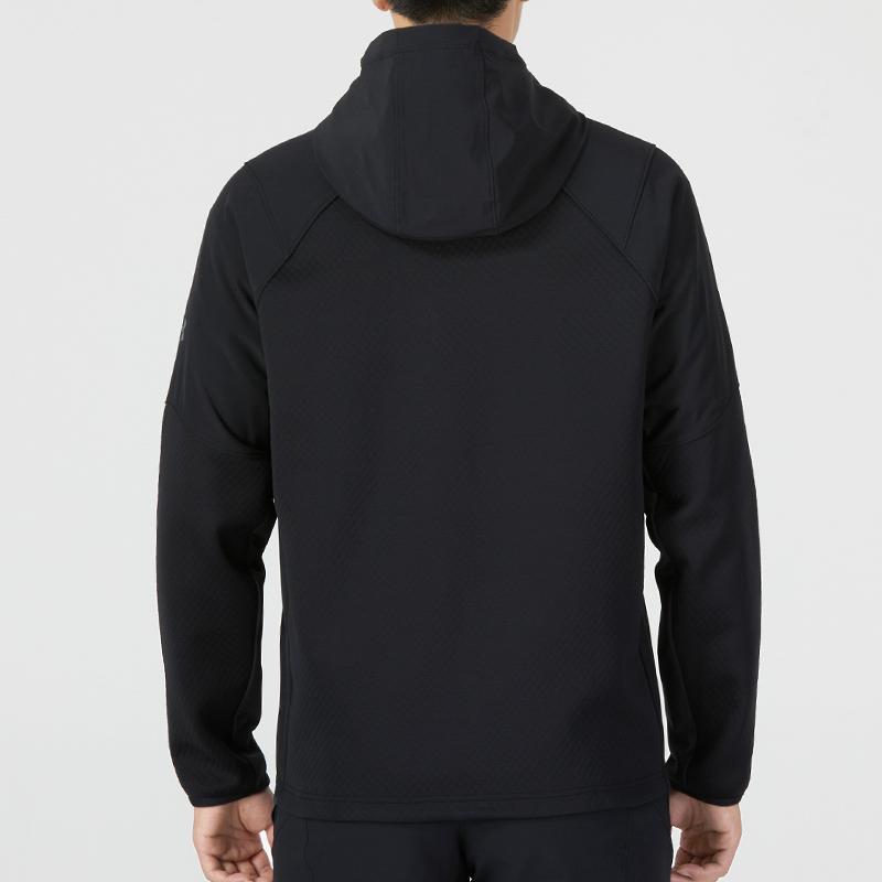 Under Armour Сплошная цветная куртка с капюшоном Recover со вставками, мужская верхняя одежда, черная 1357473-001