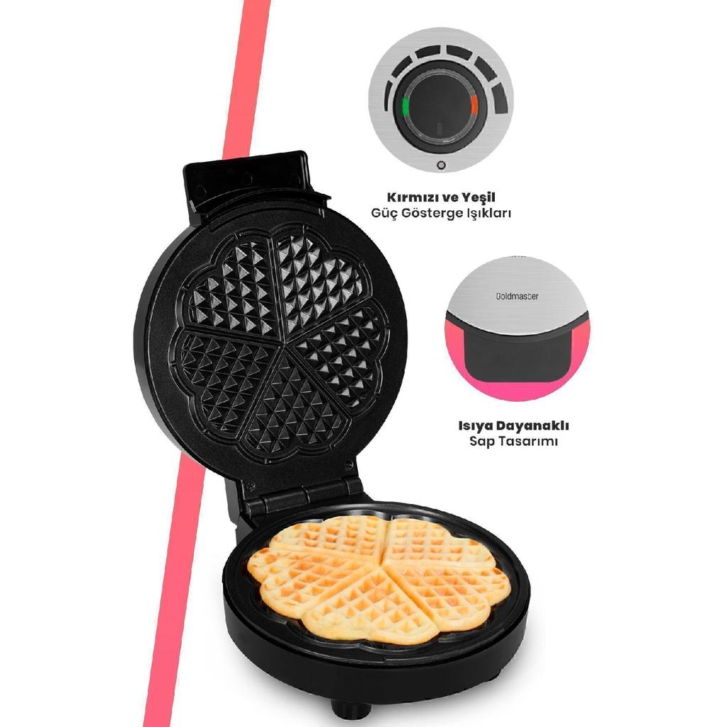 Jelly Inox 1000 Watt Overheating Resistant Waffle Maker With Deep Plate Preventing Overflow