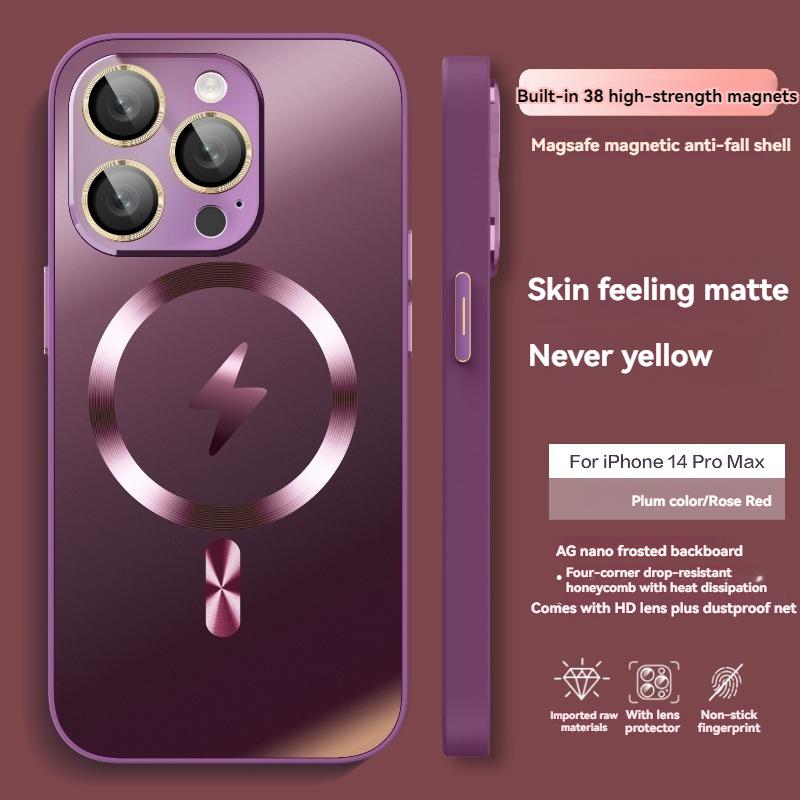 Новый чехол для телефона Desert Gold Magsafe с магнитной беспроводной зарядкой для For Iphone 16 15 14 13 12 pro max plus, защитная крышка для объектива камеры