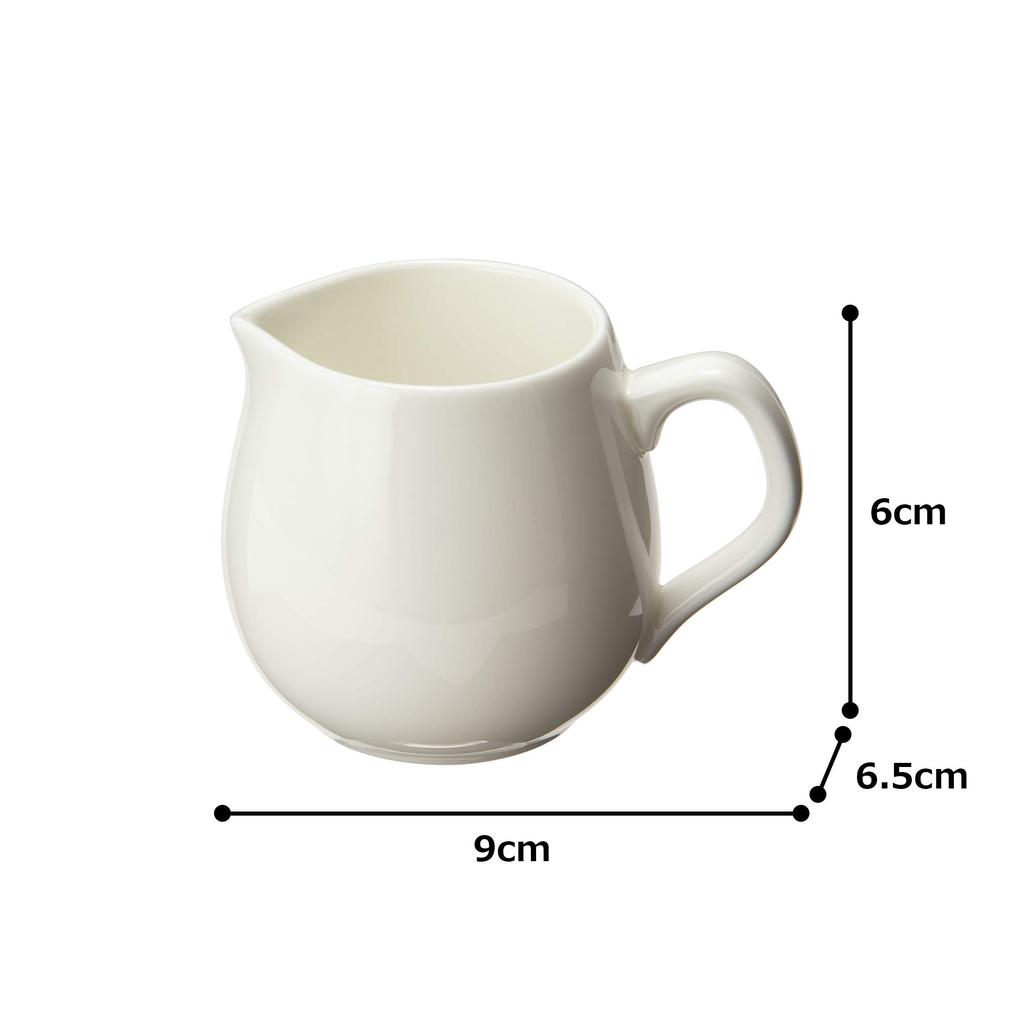 NARUMI Plus Serum Creamer (Medium), 140cc, Bone China, 9795-4473