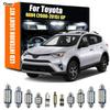 Для Toyota RAV4 2006-2015 6 шт. Комплект светодиодных ламп для салона автомобиля: лампы для карты, купольные лампы, лампы для чтения, лампы багажника, автомобильные лампы, сигнальные лампы
