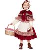 Kids Girls Christmas The Little Match Colonies Pastoral Lolita Maid Dress Apron Set Children New Year Halloween Cosplay Costumes Role Play Outfit