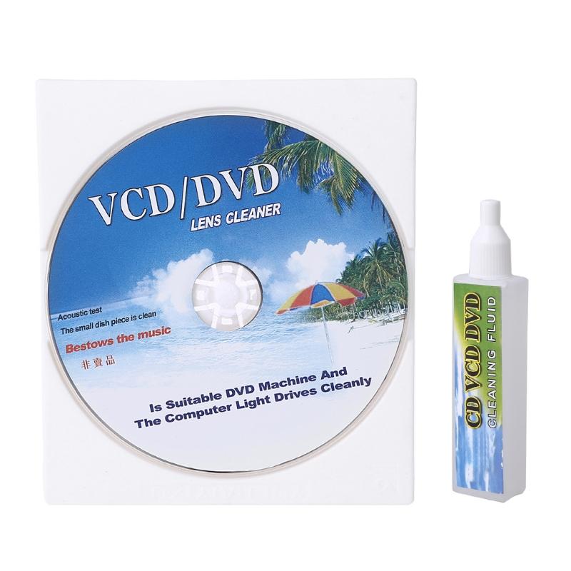 Очиститель линз для DVD-плееров VCD Удаление пыли и грязи Очищающие жидкости Набор для восстановления дисков Средства для ухода за виниловыми пластинками