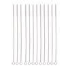 New 1 Pcs Stainless Steel Nylon Straw Cleaning Cleaner Drinking Straws 17Cm Brush
