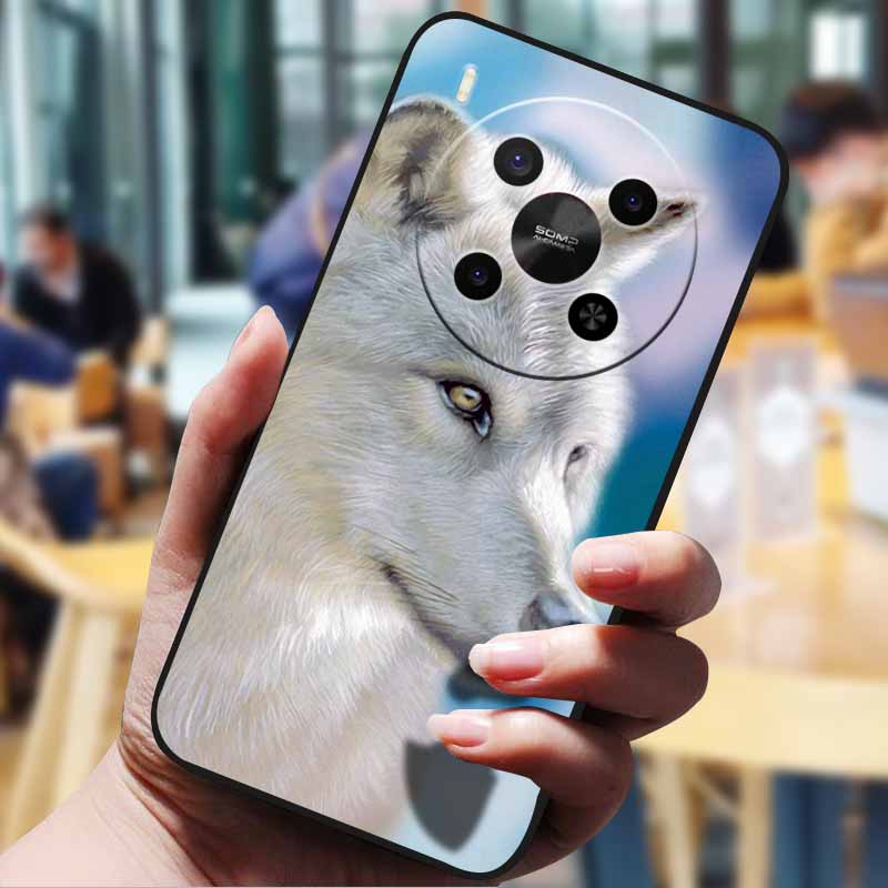 Чехол для ZTE Blade V70 Max NubiaV 70 Max Мультяшный Волк Лев Силиконовый ТПУ Чехол для Телефона Для Nubia V70 Max Мягкий Защитный Funda Para